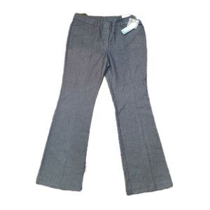 New Worthington charcoal gray pinstripe trouser pants career women's 10p petite